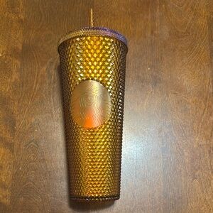 Starbucks Gold Studded Tumbler